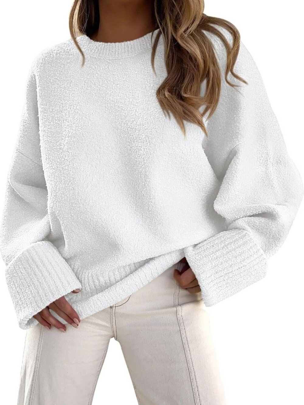 Cozy Oversized Women's Fall Sweater | Trendy Knitwear for Autumn Fashion